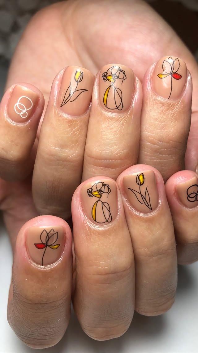 Diseño nude con detalle